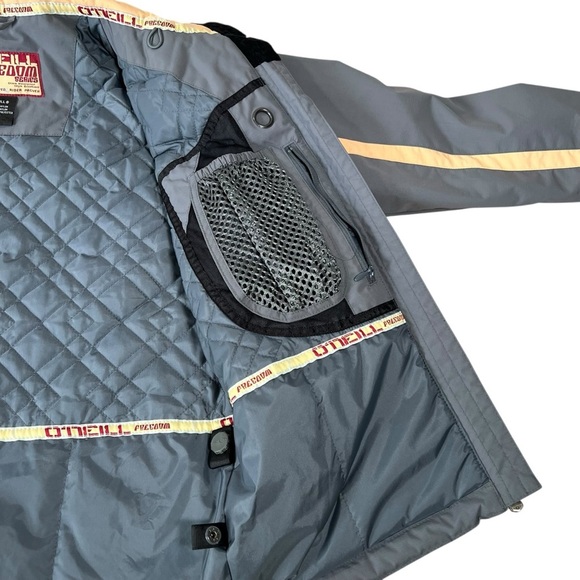 O'Neill Freedom Series 8k Snowboard Jacket Size XS Gray Waterproof Breathable - Picture 15 of 16